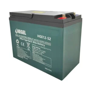 Hegel 12 Volt 52 Amper (12V 52 Ah) Jel Akü - Tekerlekli Sandalye Engelli Araç Aküsü