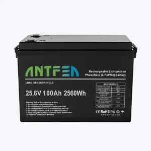 ANTFEA 25.6V 100Ah ABS Lityum Akü LiFePo4